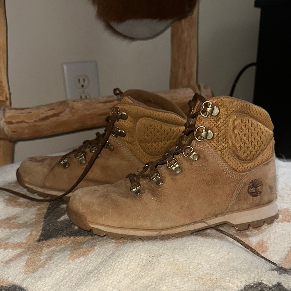 Timberland Brown Lace Up Boots